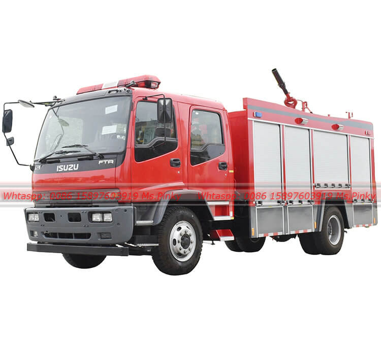 ISUZU Water Foam Fire Fighting Vehicle For Sales